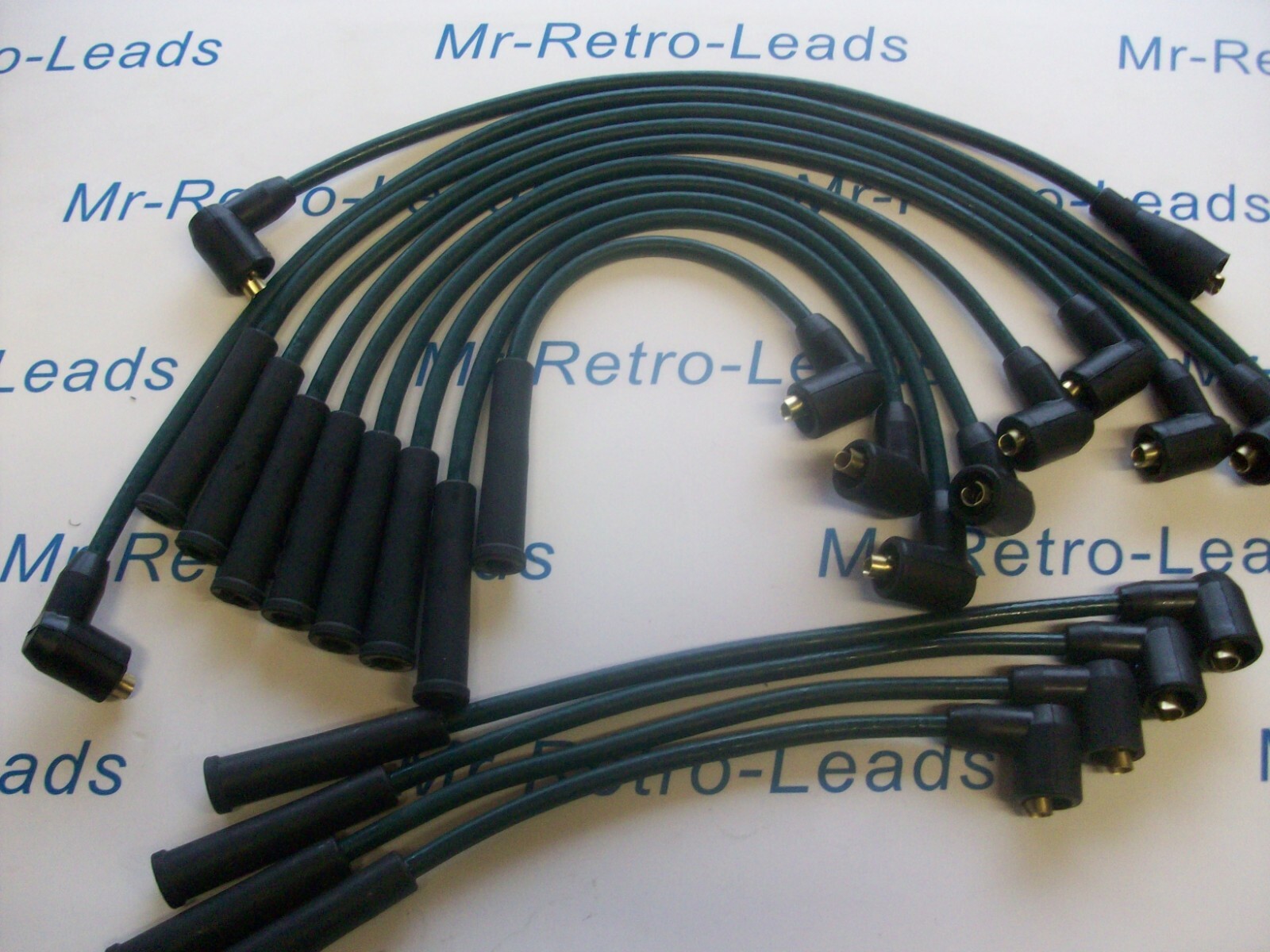 Green 7mm Performance Ignition Lead For Jaguar  E-type S3 Roadster E-type S3 2+2