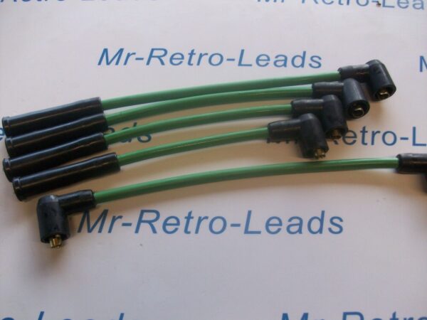 Green 8mm Ignition Leads To Fit. Robin Reliant Regal Fox Kitten Bond Bug Rialto