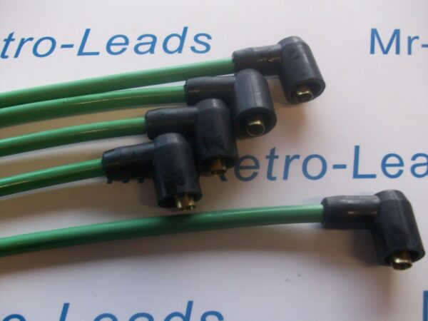 Green 8mm Ignition Leads To Fit. Robin Reliant Regal Fox Kitten Bond Bug Rialto
