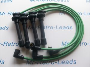 Green 8mm Performance Ignition Leads Honda Crx 1.6i Vti Mkiii Targa Sohc Leads