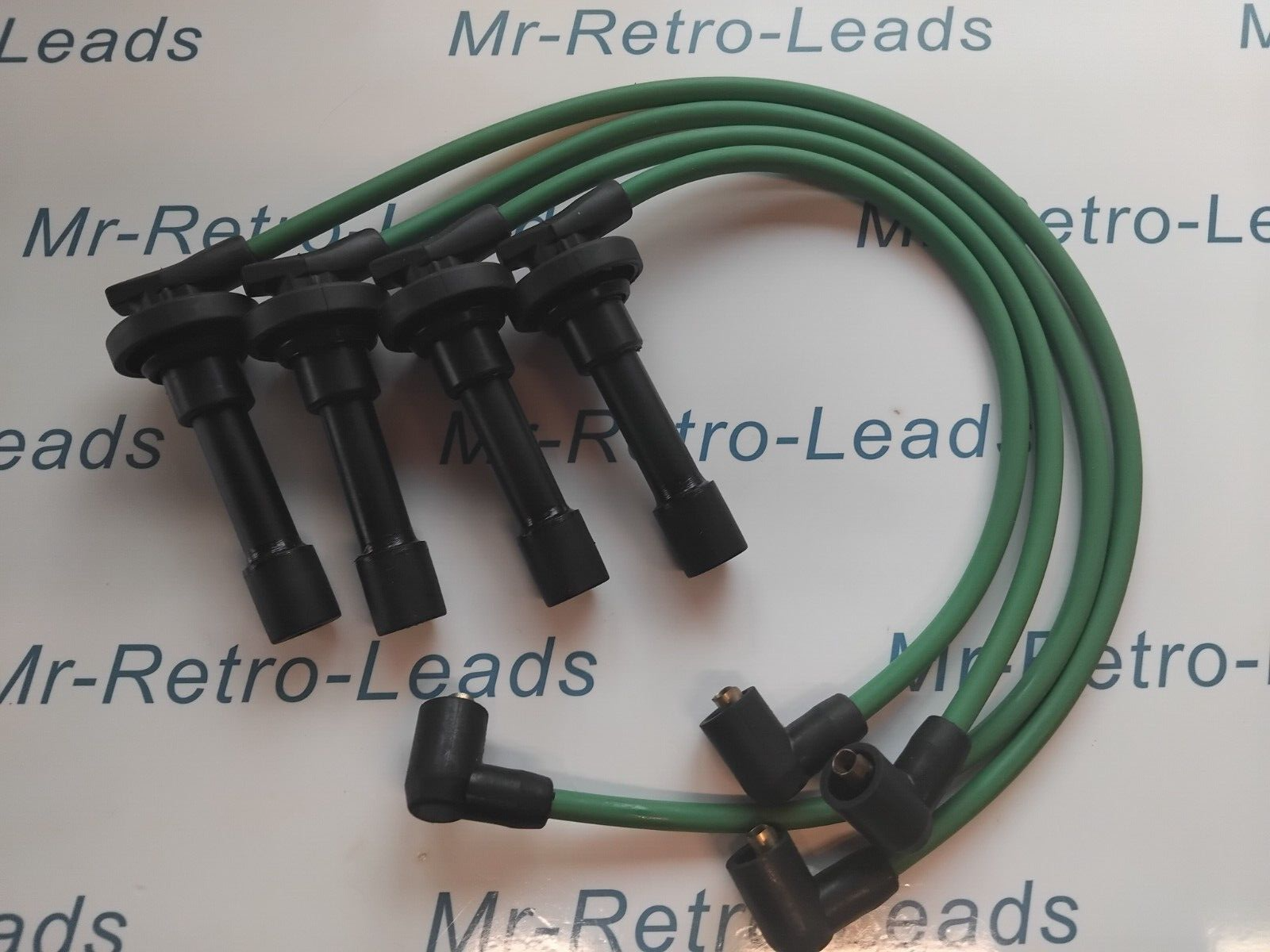Green 8mm Performance Ignition Leads For The Civic D16 Dohc Engines Quality Ht