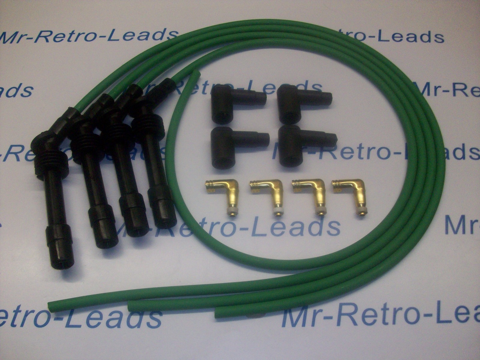 Green 8mm Performance Ignition Lead Kit C20xe 2.0 Astra Cavalier Racing Quality