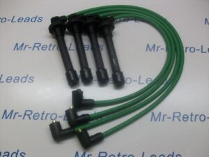 Green 8mm Performance Ignition Leads For The Civic 2.0i 1.8i 1.6i 1.5i 1.4i 16v