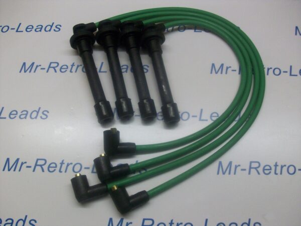 Green 8mm Performance Ignition Leads For The Civic 2.0i 1.8i 1.6i 1.5i 1.4i 16v