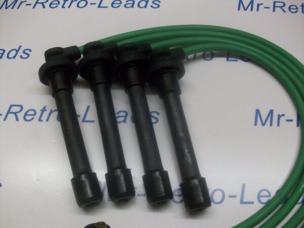 Green 8mm Performance Ignition Leads For The Civic 2.0i 1.8i 1.6i 1.5i 1.4i 16v