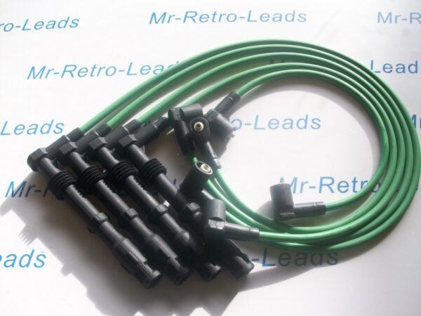 Green 8mm Performance Ignition Leads Golf Gti Corrado Ibiza Scirocco 1.8 2.0 16v