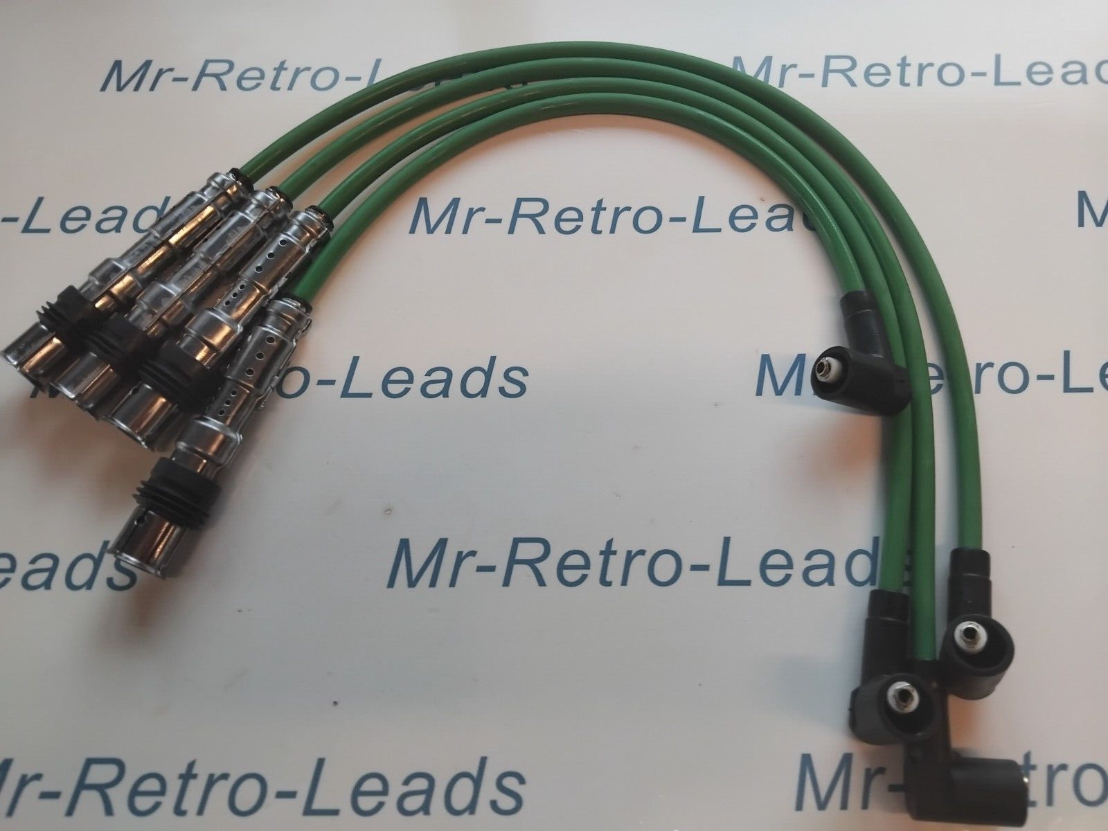 Green 8mm Performance Ignition Leads Fits The Beetle Golf Polo 1.2 Tsi Tfsi Ht