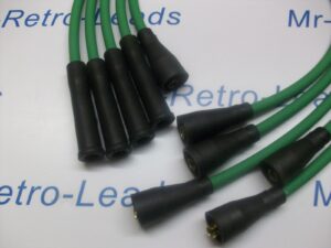 Green 8mm Performance Ignition Leads For The Escort Mk2 Mk3 Fiesta Mk1 Mk2 Ht..