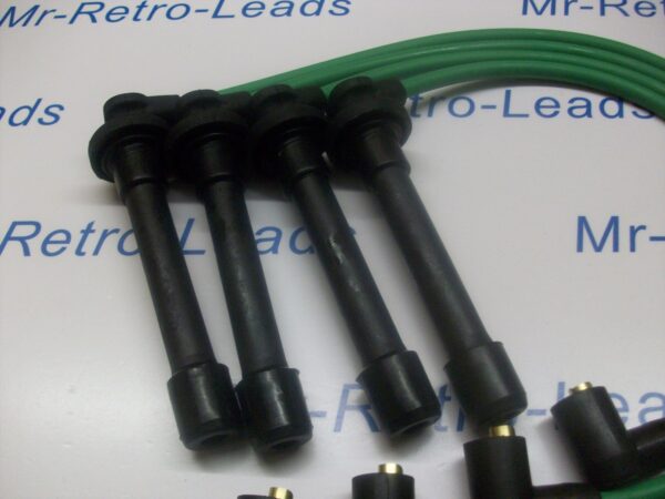 Green 8mm Performance Ignition Leads For The Civic Coupe 1.6i 1.5i 16v Vtec Crx