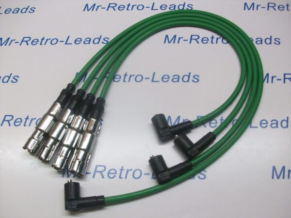 Green 8mm Performance Ignition Leads Golf Polo Lupo 1.0 1.4 Quality Ht Leads
