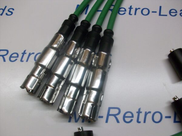 Green 8mm Performance Ignition Leads Golf Polo Lupo 1.0 1.4 Quality Ht Leads