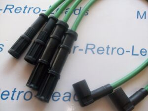 Green 8mm Performance Ignition Leads For Punto Mk2 1999-05 8v 1.1 1.2 Twin Coil