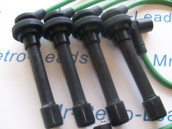 Green 8mm Performance Ignition Leads For Civic D Series Aerodeck 1.4i 15 16 16v