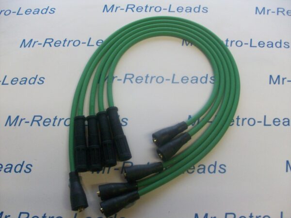 Green 8mm Performance Ignition Leads For Ritmo Abarth Argenta Mirafiori 131 132