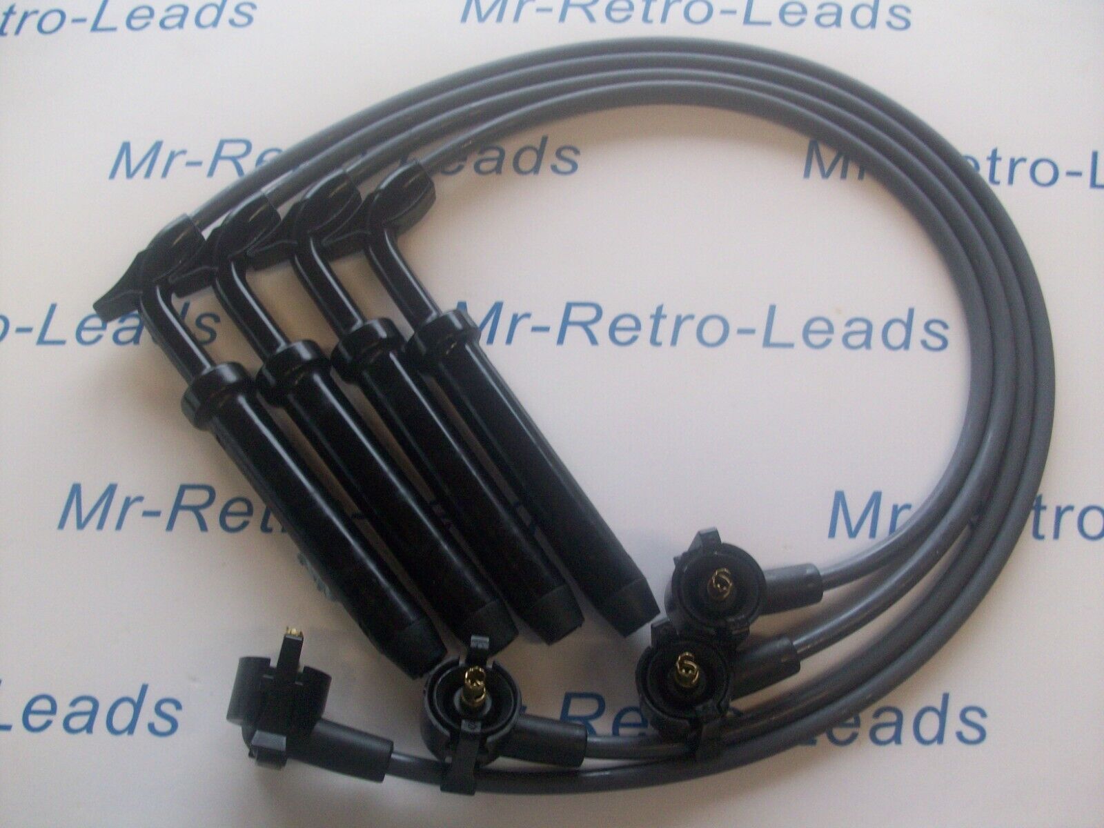 Grey 8mm Performance Ignition Leads Escort Mk5 Fiesta Mk3 Turbo Xr2i I.6i Efi