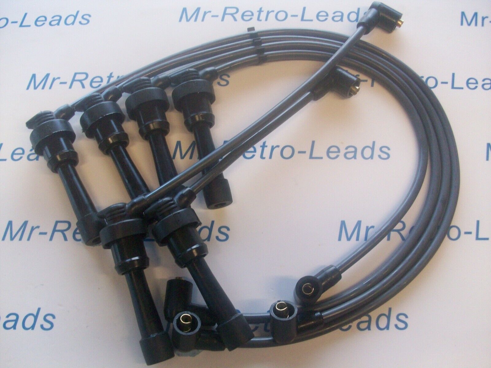 Grey 8mm Performance Ignition Leads For The Mitsubishi 3000 Gt Diamante Ht