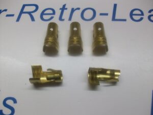 Ignition Lead Distributor Brass Terminal X 5 Ht Straight Push In Type 8mm 7mm