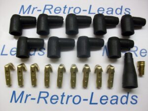 Ignition Lead Distributor Boots And Terminals 90"degree  X8 V8  Kit Boots Cover