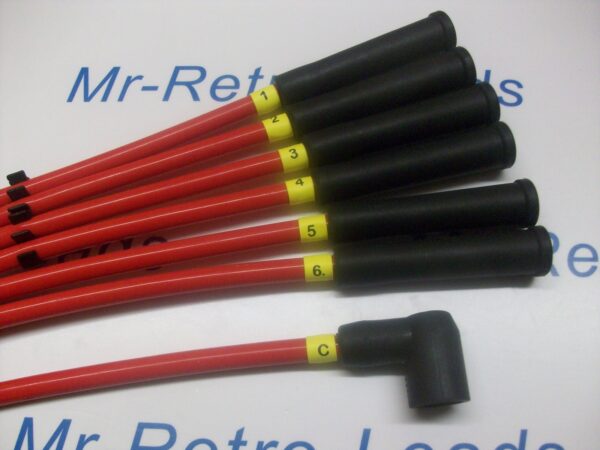 Ignition Lead Plug Numbers 1 / 6 Heat Shrink Ht Lead Black On Yellow  1 / 6 + C