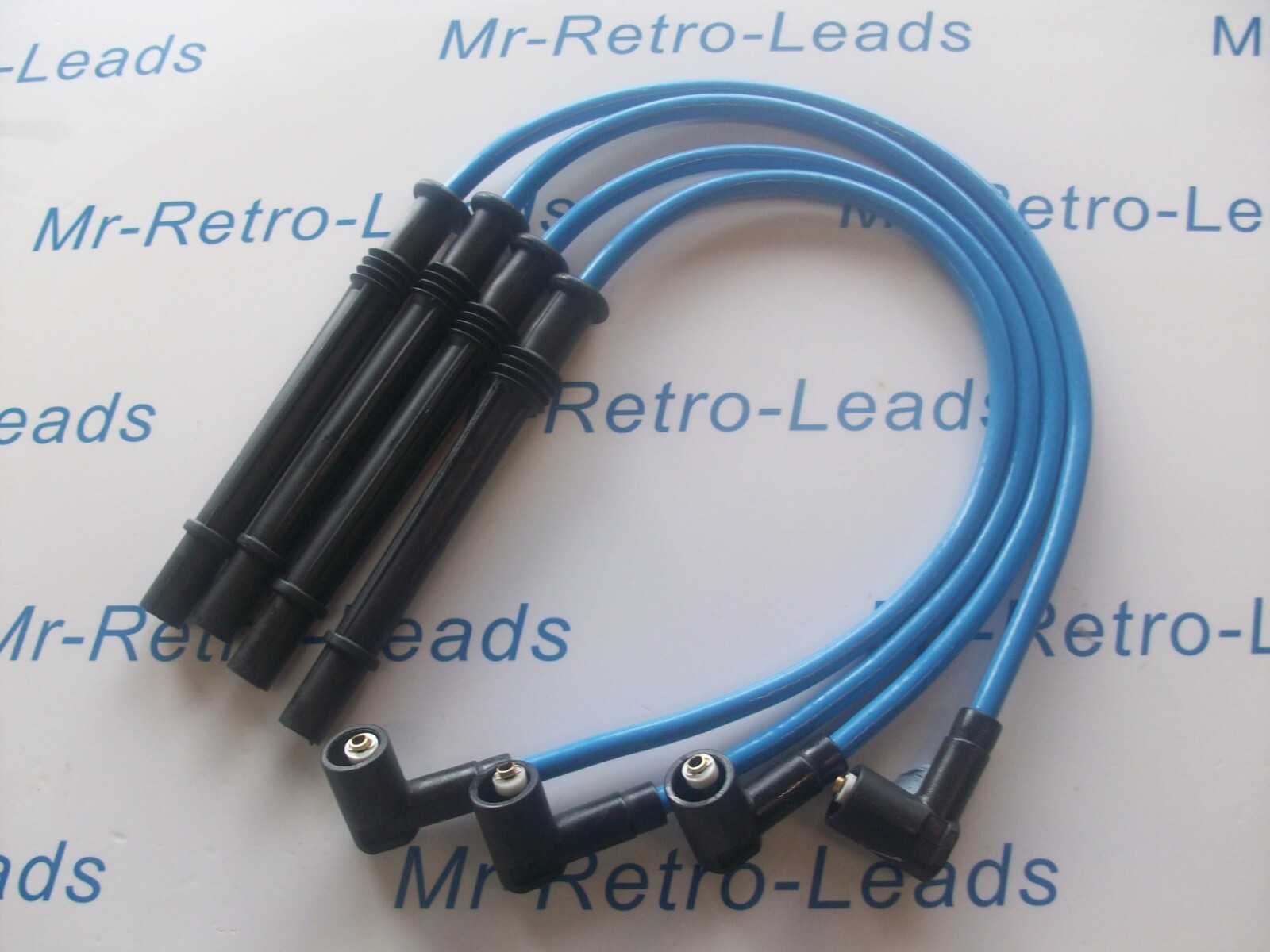 Light Blue 8m Performance Ignition Leads For Clio Twingo 1.2 Turbo Modus D4f 16v