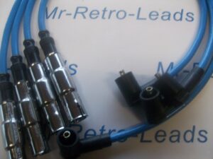 Light Blue 8mm Performance Ignition Leads Leads Fits Golf Polo Lupo 1.0 1.4 8v