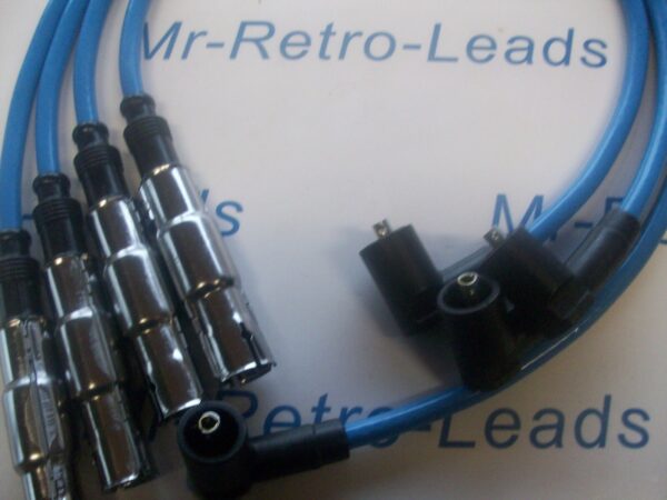 Light Blue 8mm Performance Ignition Leads Leads Fits Golf Polo Lupo 1.0 1.4 8v