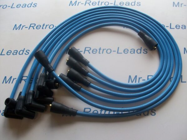 Light Blue 8mm Performance Ignition Leads Fits The Jaguar E Type Xj6 Xk 6 Cyl