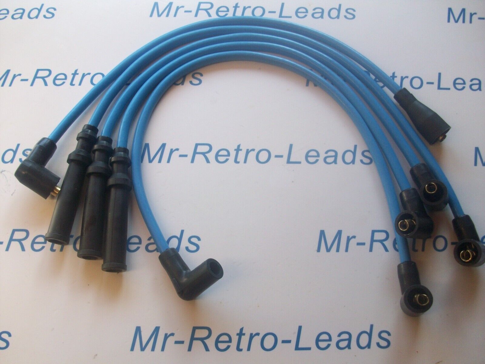 Light Blue 8mm Performance Ignition Leads For Saab 96 V4  1965   1980 Quality