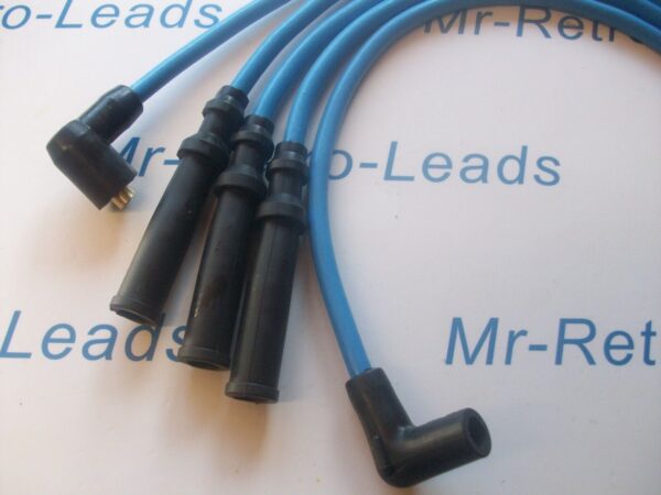 Light Blue 8mm Performance Ignition Leads For Saab 96 V4  1965   1980 Quality
