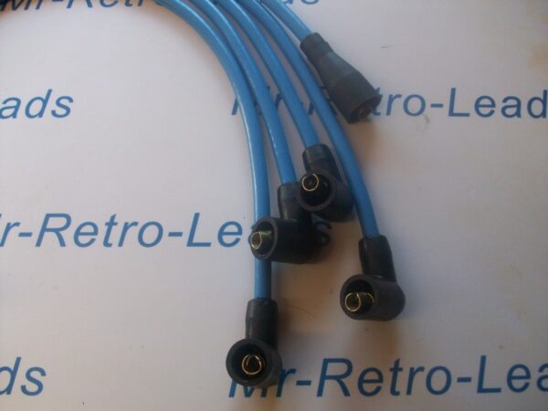 Light Blue 8mm Performance Ignition Leads For Saab 96 V4  1965   1980 Quality