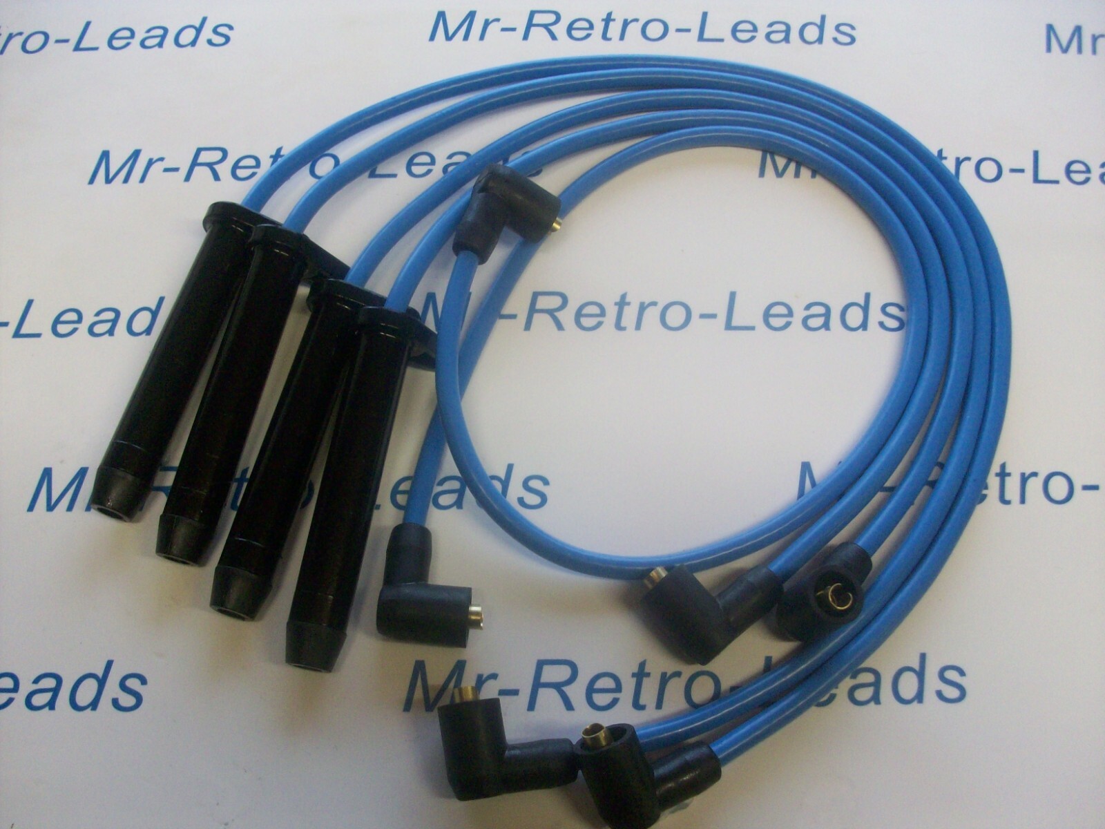 Light Blue 8mm Performance Leads Scorpio Mk1 Dohc Sierra 2.0 Dohc Granada Mk3