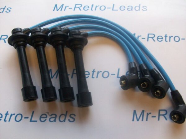 Light Blue 8mm Performance Ignition Leads For The Mx5 Mk1 Mk2 1.6 1.8 Eunos Ht