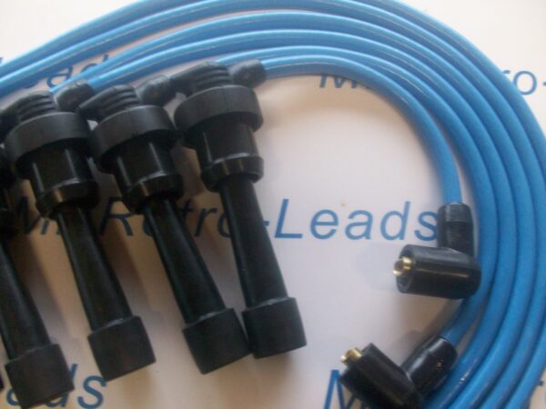 Light Blue 8mm Performance Ignition Leads To Fit Mitsubishi 3000 Gt Diamante