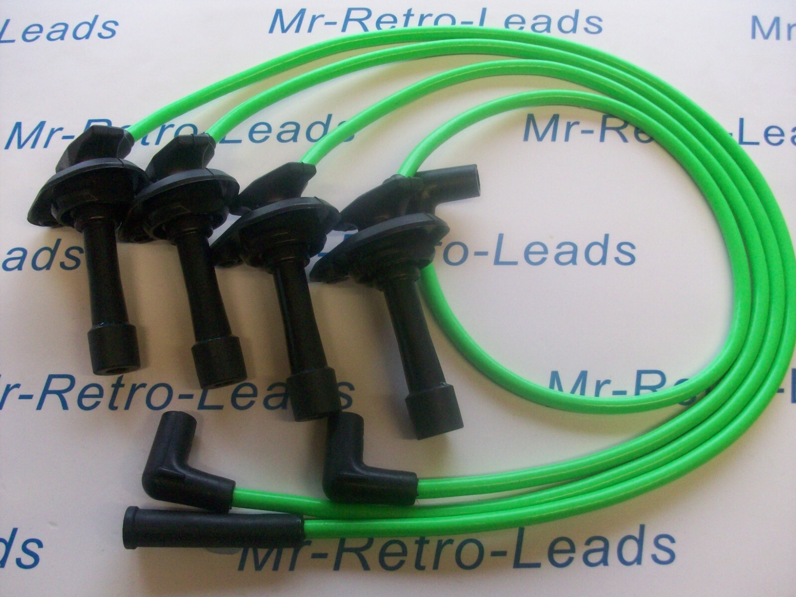 Lime Green 8mm Ignition Leads Will Fit Subaru Impreza 2.0 Turbo Wrx Sti Ra Type