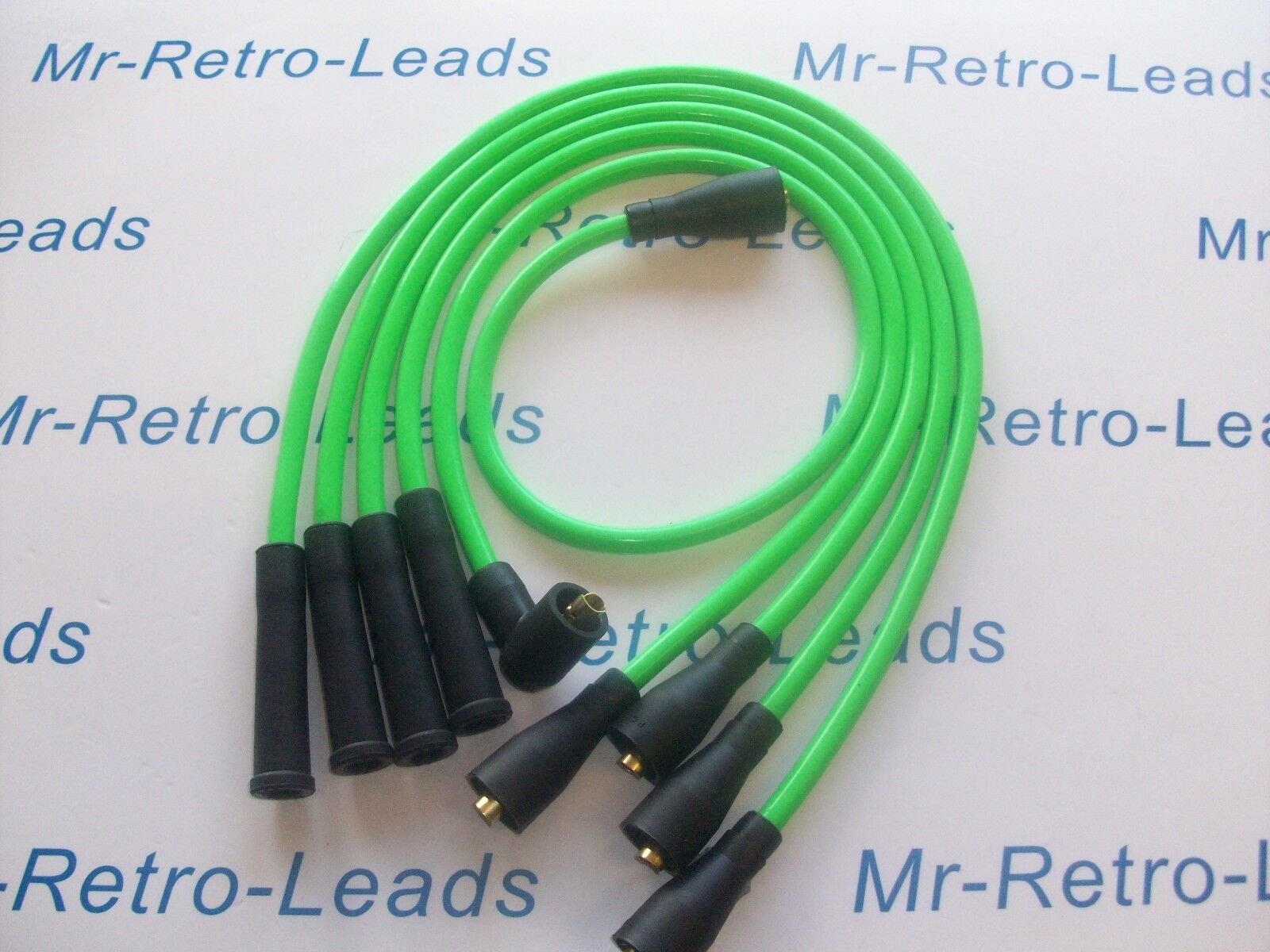 Lime Green 8mm Ignition Leads Escort Rs1600 Xr3 Xr3i Fiesta Xr2 As Kawasaki Ht