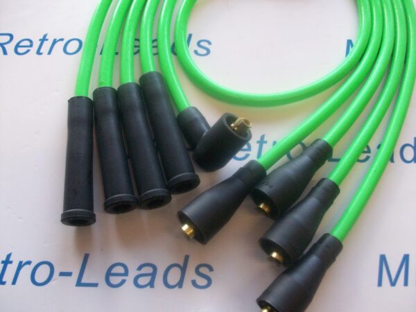 Lime Green 8mm Ignition Leads Escort Mk1 2 Mexico 1.6 Sport Capri As Kawasaki Ht