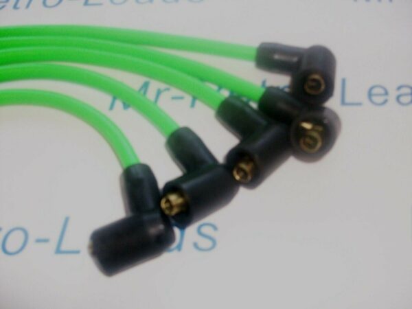 Lime Green 8mm Ignition Leads For Robin Reliant Regal Fox Kitten Bond Bug Rialto
