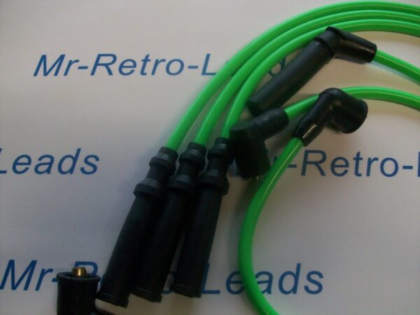 Lime Green 8mm Performance Ignition Leads Figaro Coupe 1.0 Turbo 91 > 92 Quality