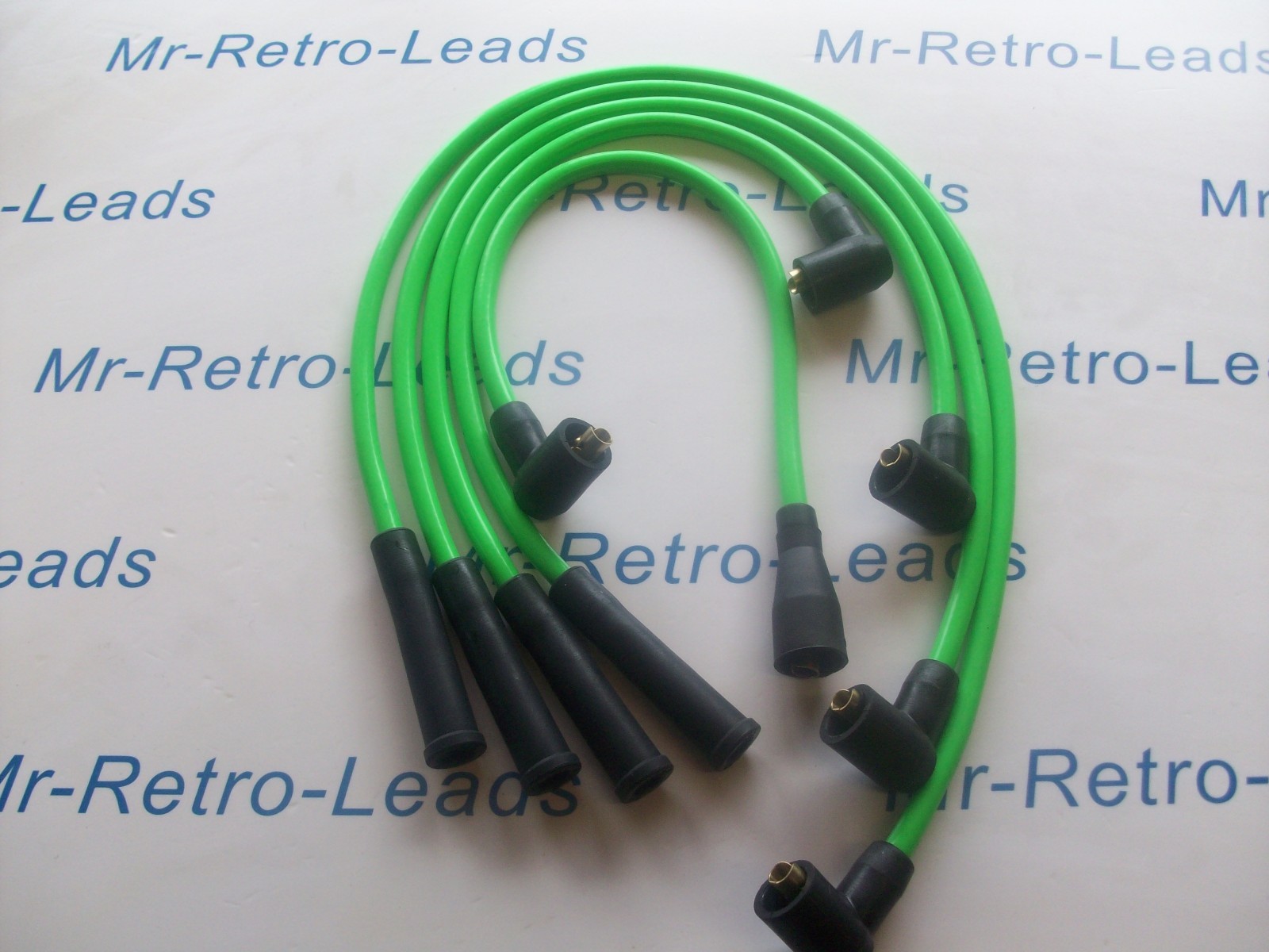 Lime Green 8mm Performance Ignition Leads For Nova 1.4 1.3 Din Distributor Cap