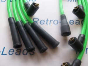 Lime Green 8mm Performance Ignition Leads For Nova 1.4 1.3 Din Distributor Cap