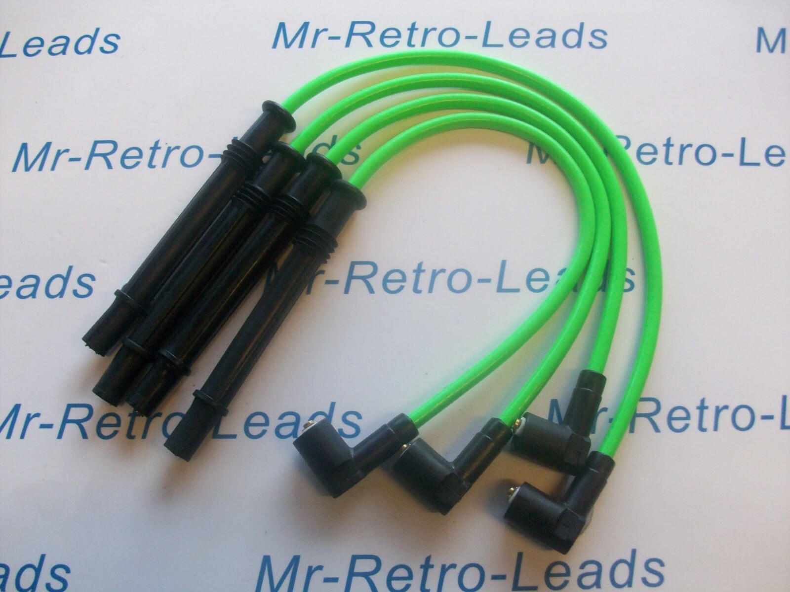 Lime Green 8mm Performance Ignition Leads Clio Twingo 1.2 Turbo Modus D4f 16v