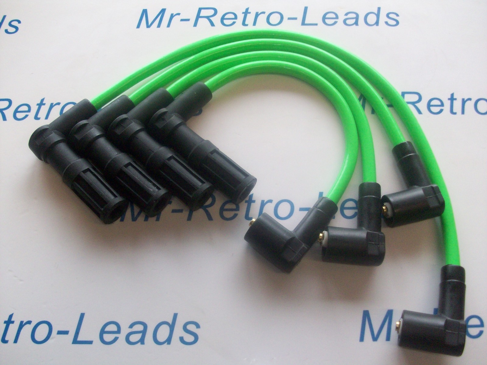 Lime Green 8mm Performance Ignition Leads Punto 1.4 Gt Turbo Facet Quality Leads
