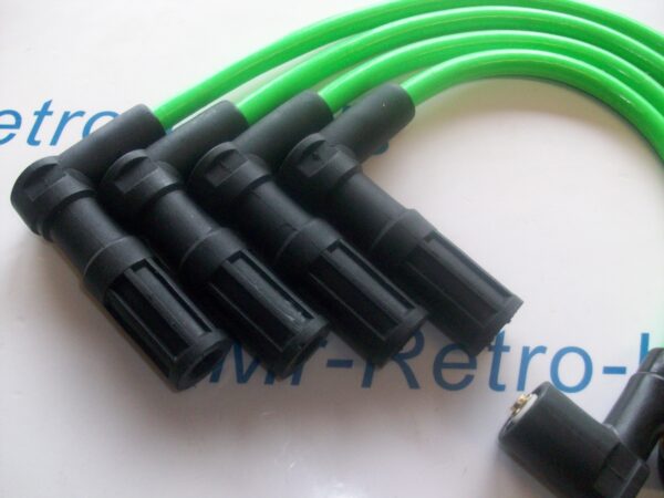 Lime Green 8mm Performance Ignition Leads Punto 1.4 Gt Turbo Facet Quality Leads