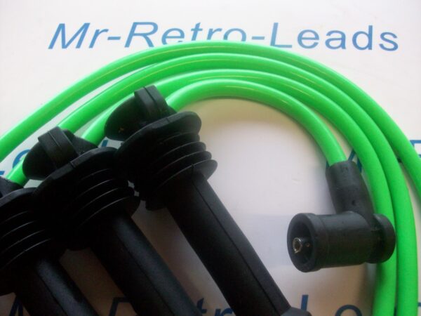 Lime Green 8mm Performance Ignition Leads Zetec S Focus Fusion Puma Quality Ht