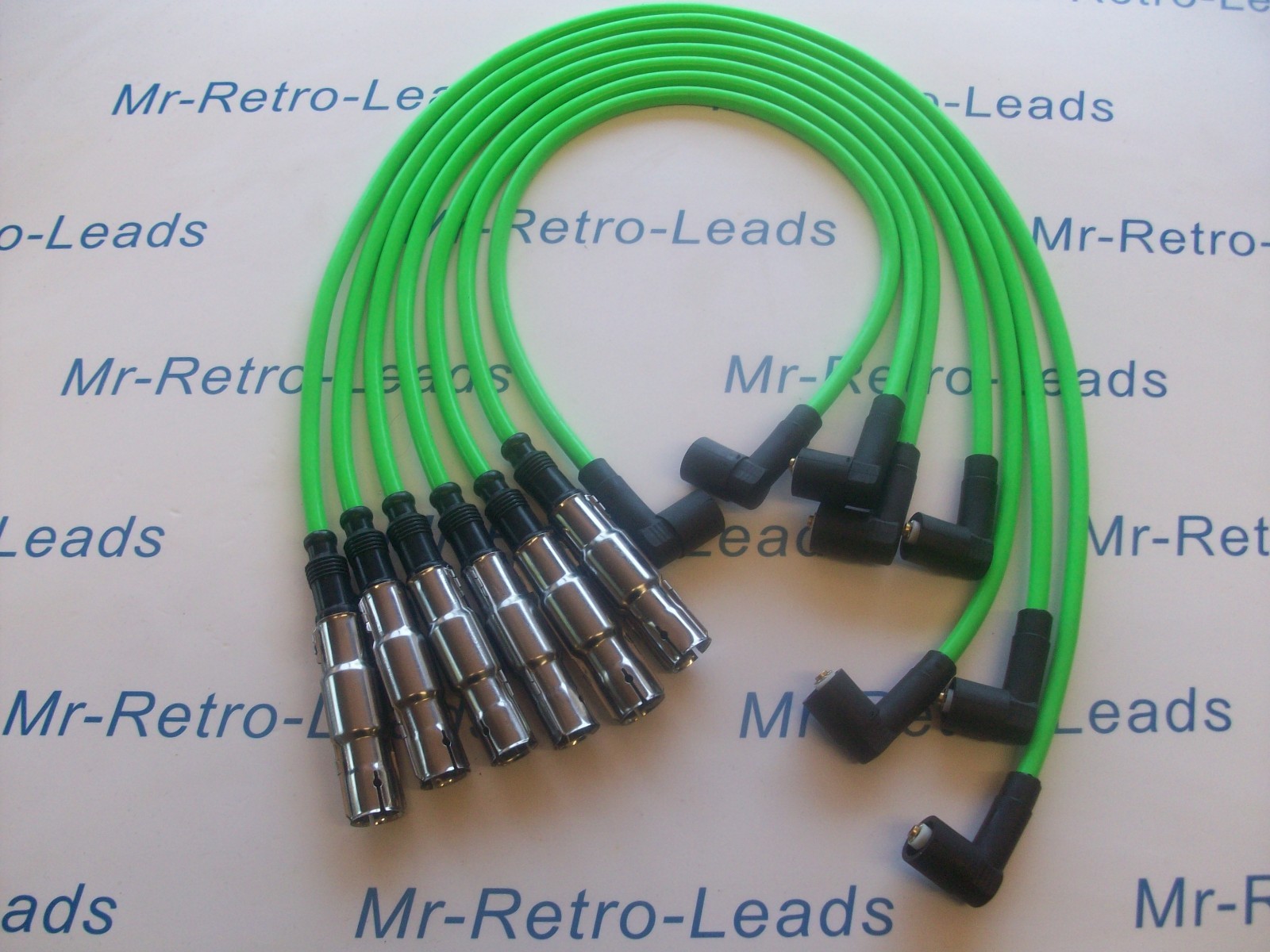 Lime Green 8mm Performance Ignition Leads Vr6 Corrado Vr6 Passat Obd1 Quality
