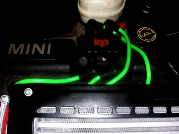 Lime Green 8mm Performance Ignition Leads Mini Cooper S 1.6 R50 R52 R53 R56 R57