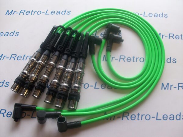 Lime Green 8mm Performance Ignition Leads Golf Bora 2.8 24v V6 Ayl Aqp Quality