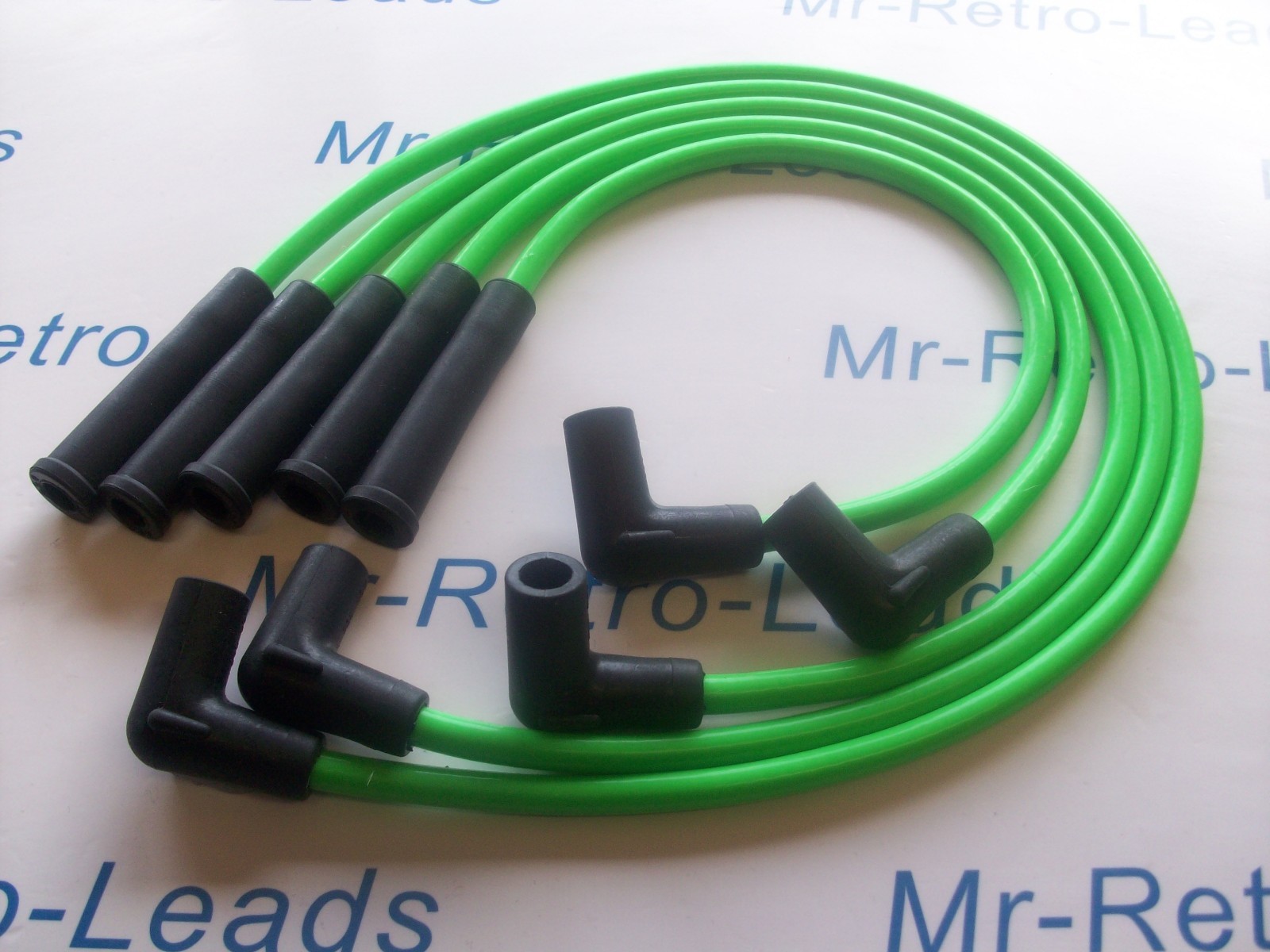 Lime Green 8mm Performance Ignition Leads For Nova 1.3 1.4 Hei Distributor Cap