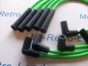 Lime Green 8mm Performance Ignition Leads For Nova 1.3 1.4 Hei Distributor Cap