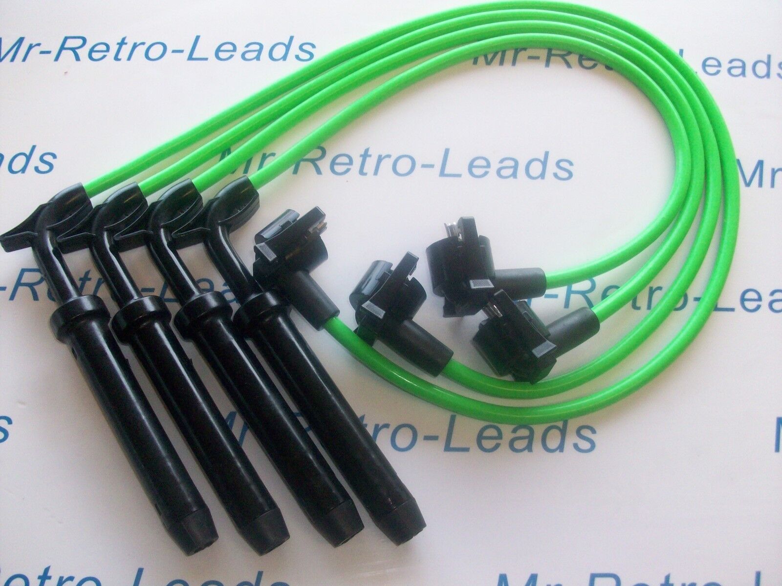 Lime Green 8mm Performance Ignition Leads Mk5 Fiesta Mk3 Turbo Xr2i I.6i Efi
